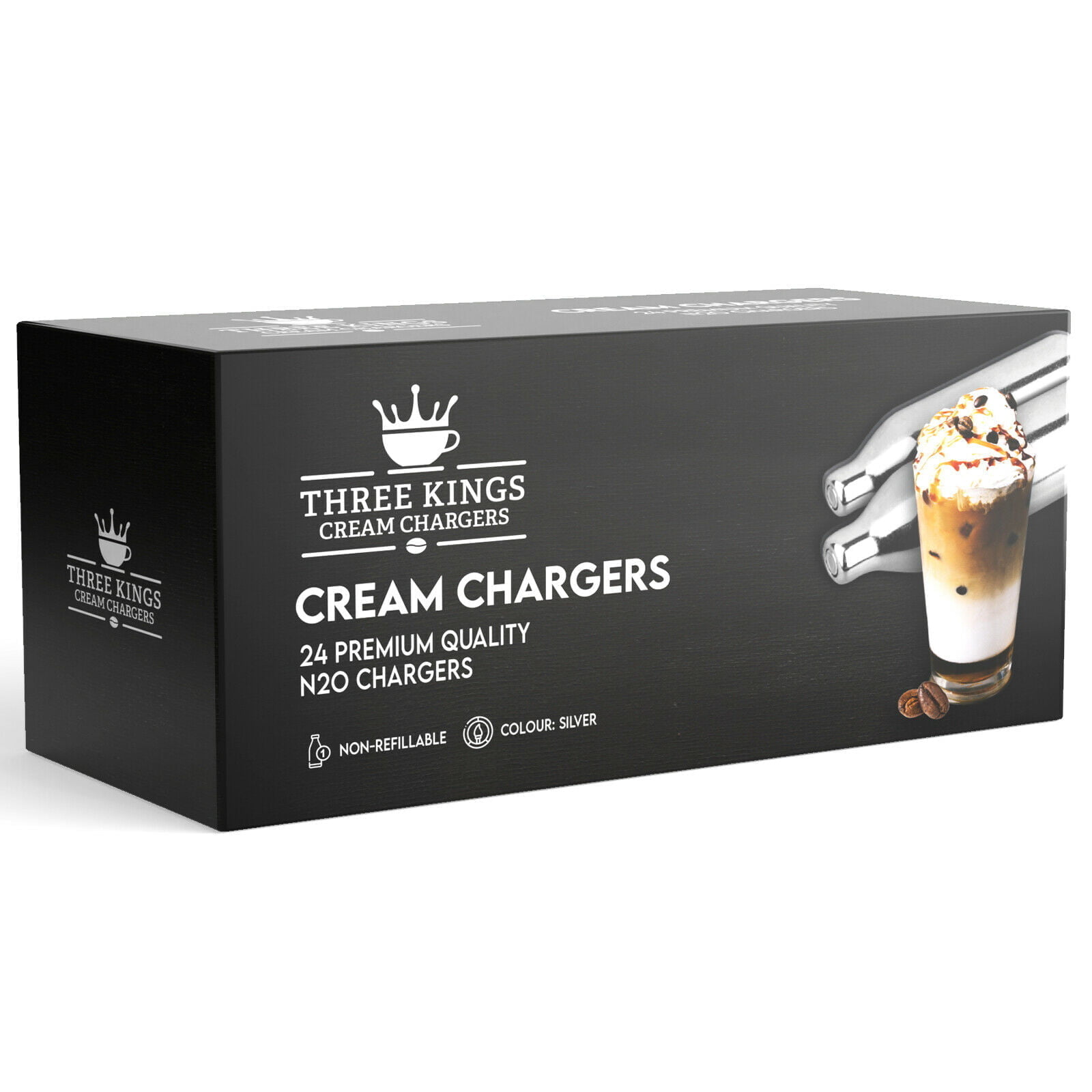 Three King Cream Chargers
