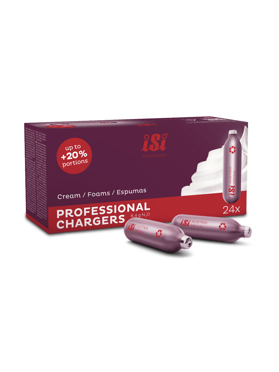 iSi Professional N2O cream chargers, box of 24